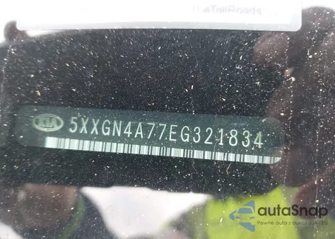 2014 Kia Optima Ex z USA, uszkodzony, nr VIN 5XXGN4A77EG321834